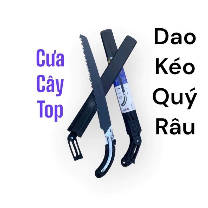 Cưa cây Top, Backer làm từ thép đen sơn tĩnh điện