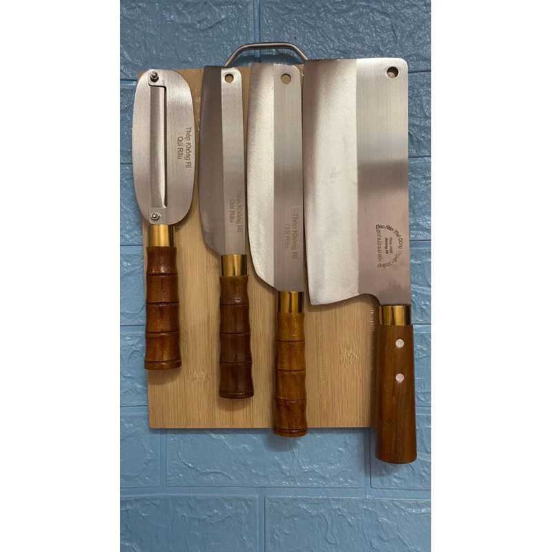 Combo 4 dao nhà bếp thép không rỉ