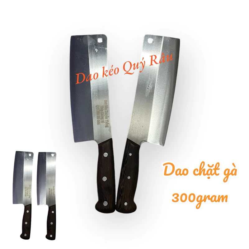 Dao chặt gà làm từ thép không rỉ