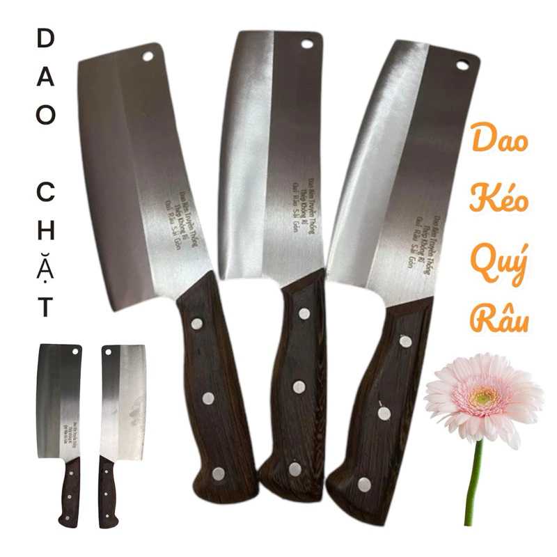Dao chặt thép không rỉ siêu sắc