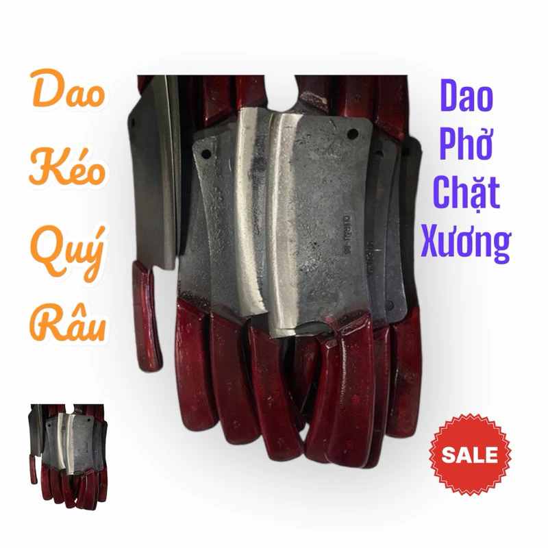 Dao chặt xương làm từ nhíp xe ô tô