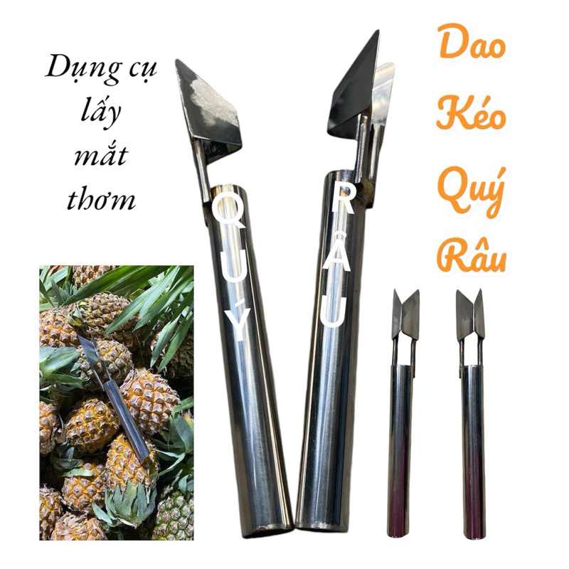 Dao lấy mắt thơm, mắt khóm