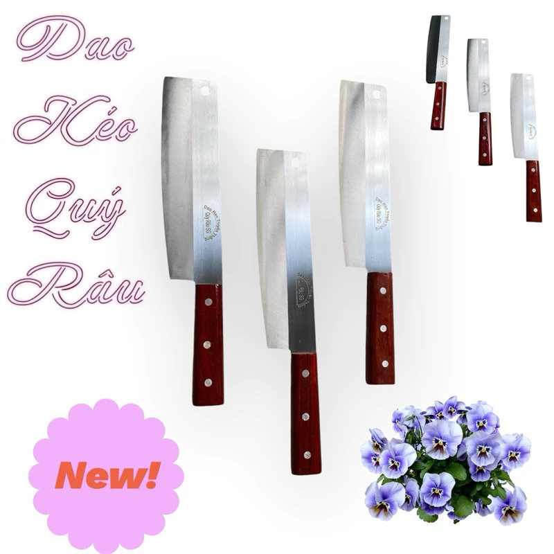 Dao thái thịt thép không rỉ siêu sắc