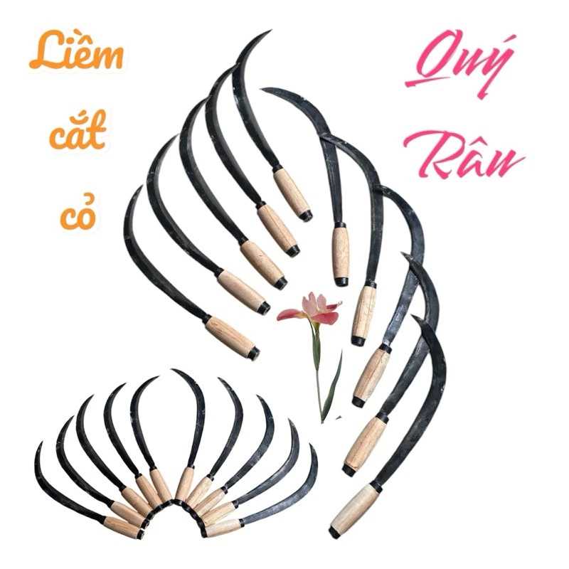 Liềm cắt cỏ, cắt lúa, giật nhánh cây